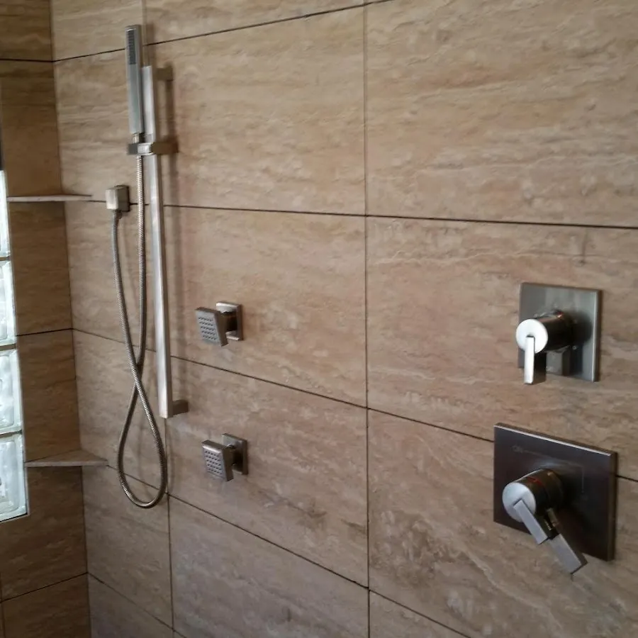 Shower fixture installation for Water Heater Replacement in Hartford